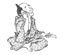 People in the Edo Period sticker #5085287