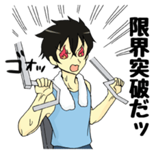 JAPANESE FAMOUS ANIME'S DIET STICKER sticker #5085739