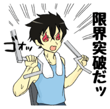 JAPANESE FAMOUS ANIME'S DIET STICKER sticker #5085739