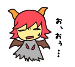 Red Devil and Green Angel sticker #5085951