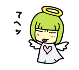 Red Devil and Green Angel sticker #5085952
