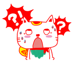 Money blessing-maneki neko & daruma sticker #5086067