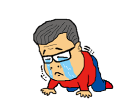 Rock'n'roll father MUU sticker #5086706