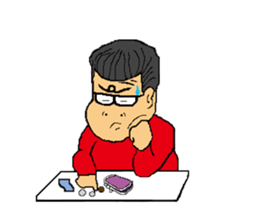 Rock'n'roll father MUU sticker #5086738