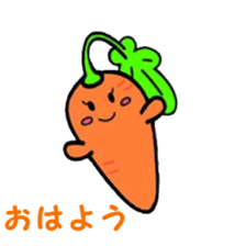 Highly convenient vegetables sticker #5087327