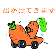 Highly convenient vegetables sticker #5087345