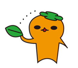 Fairy KAKKINA of a persimmon sticker #5087470