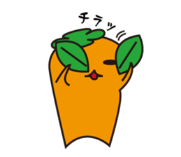 Fairy KAKKINA of a persimmon sticker #5087473