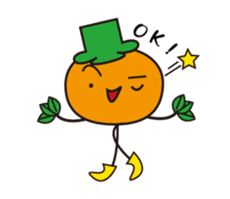 Fairy KAKKINA of a persimmon sticker #5087487