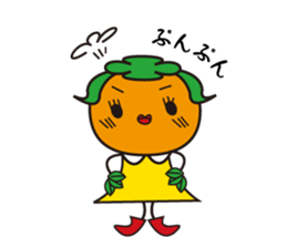 Fairy KAKKINA of a persimmon sticker #5087491