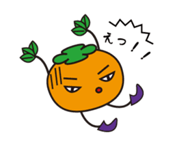 Fairy KAKKINA of a persimmon sticker #5087496
