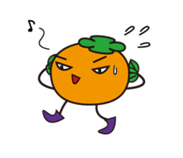 Fairy KAKKINA of a persimmon sticker #5087497