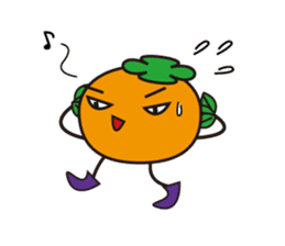 Fairy KAKKINA of a persimmon sticker #5087497