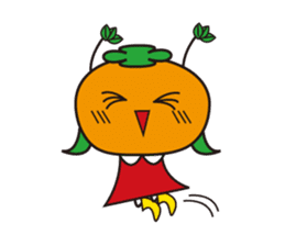 Fairy KAKKINA of a persimmon sticker #5087504