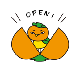 Fairy KAKKINA of a persimmon sticker #5087506