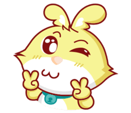 POPO Rabbit Cat sticker #5087522