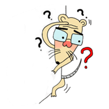 the elderly is young, and his playmates sticker #5087670