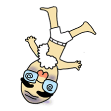 the elderly is young, and his playmates sticker #5087676