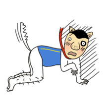 the elderly is young, and his playmates sticker #5087685