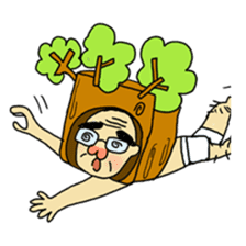 the elderly is young, and his playmates sticker #5087692