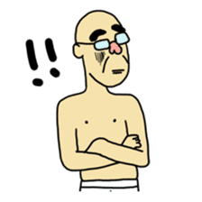 the elderly is young, and his playmates sticker #5087697