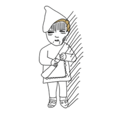 the elderly is young, and his playmates sticker #5087698