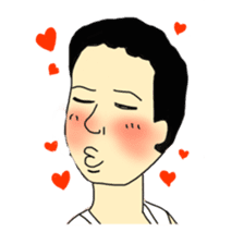 the elderly is young, and his playmates sticker #5087705