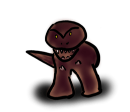 a dinosaur Tyrannosaurus sticker #5087840
