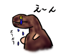 a dinosaur Tyrannosaurus sticker #5087859