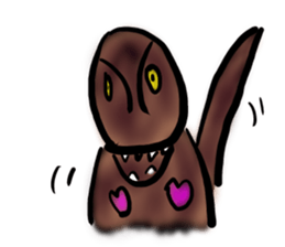 a dinosaur Tyrannosaurus sticker #5087862