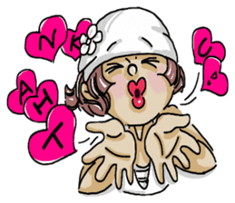 Lovely J girl-(2) sticker #5088169