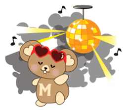 Cute bear meil sticker #5089008