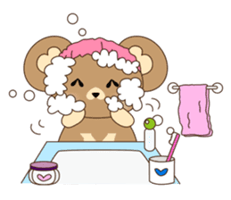 Cute bear meil sticker #5089030