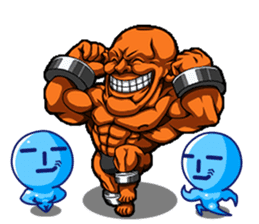 Muscle brothers2 sticker #5089385