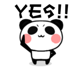 Cheerful panda part2(English version) sticker #5089724