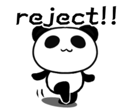 Cheerful panda part2(English version) sticker #5089734
