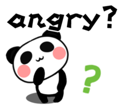 Cheerful panda part2(English version) sticker #5089735