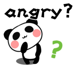 Cheerful panda part2(English version) sticker #5089735
