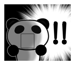 Cheerful panda part2(English version) sticker #5089738
