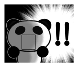 Cheerful panda part2(English version) sticker #5089738