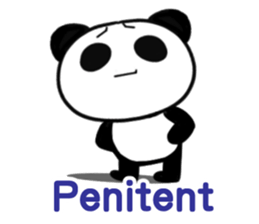 Cheerful panda part2(English version) sticker #5089739