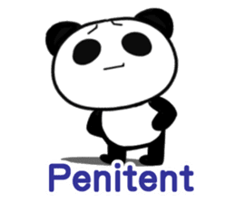 Cheerful panda part2(English version) sticker #5089739