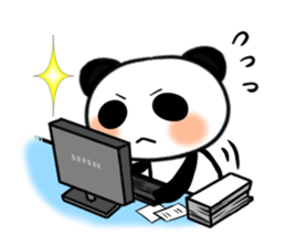 Cheerful panda part2(English version) sticker #5089740