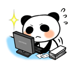 Cheerful panda part2(English version) sticker #5089740