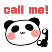 Cheerful panda part2(English version) sticker #5089743