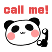 Cheerful panda part2(English version) sticker #5089743
