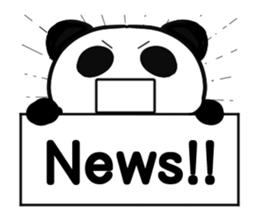 Cheerful panda part2(English version) sticker #5089746