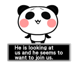 Cheerful panda part2(English version) sticker #5089750