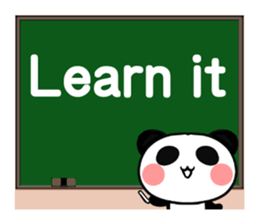 Cheerful panda part2(English version) sticker #5089754