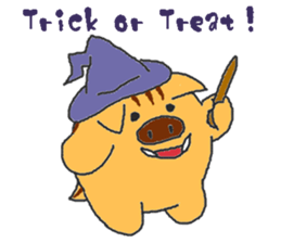 Oriental Zodiac Calendar [wild boar] sticker #5089864